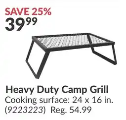 Princess Auto Heavy Duty Camp Grill offer