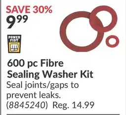 Princess Auto 600 pc Fibre Sealing Washer Kit offer