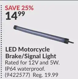 Princess Auto LED Motorcycle Brake/Signal Light offer
