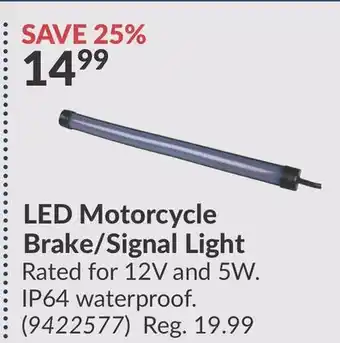 Princess Auto LED Motorcycle Brake/Signal Light offer