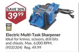 Princess Auto Electric Multi-Task Sharpener offer