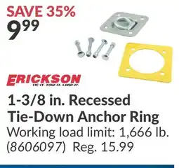 Princess Auto 1-3/8 in. Recessed Tie-Down Anchor Ring offer