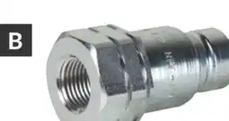 Princess Auto NPTF Flat-Face Hydraulic Quick Coupler 1/2 in. Tip. Max 23 GPM @4,785 PSI offer