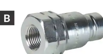 Princess Auto NPTF Flat-Face Hydraulic Quick Coupler 1/2 in. Tip. Max 23 GPM @4,785 PSI offer