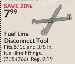 Princess Auto Fuel Line Disconnect Tool offer