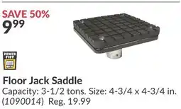 Princess Auto Floor Jack Saddle offer