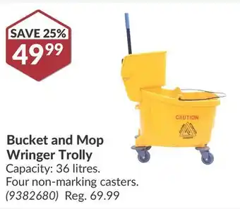Princess Auto Bucket and Mop Wringer Trolly offer