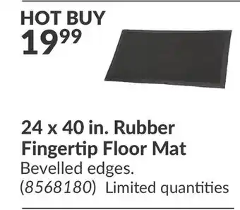 Princess Auto 24 x 40 in. Rubber Fingertip Floor Mat offer