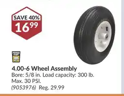 Princess Auto 4.00-6 Wheel offer