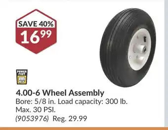 Princess Auto 4.00-6 Wheel offer