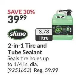 Princess Auto 2-in-1 Tire and Tube Sealant offer