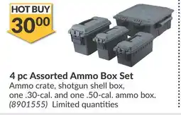 Princess Auto 4 pc Assorted Ammo Box Set offer