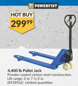 Princess Auto 4,400 lb Pallet Jack offer
