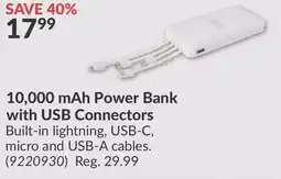 Princess Auto 10, 000 mAh Power Bank with USB Connectors offer