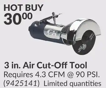 Princess Auto 3 in. Air Cut-Off Tool offer