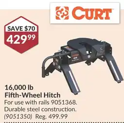 Princess Auto 16, 000 lb Fifth-Wheel Hitch offer