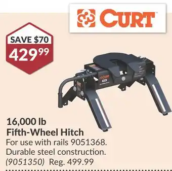 Princess Auto 16, 000 lb Fifth-Wheel Hitch offer