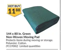 Princess Auto 144 x 80 in. Green Non-Woven Moving Pad offer
