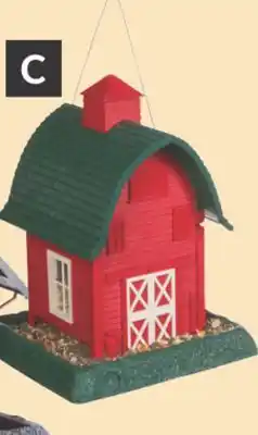 Princess Auto Small Red Barn Bird Feeders offer
