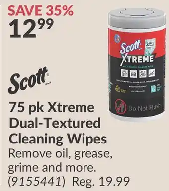 Princess Auto 75 pk Xtreme Dual-Textured Cleaning Wipes offer
