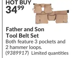 Princess Auto Father and Son Tool Belt Set offer