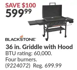 Princess Auto 36 in. Griddle with Hood offer