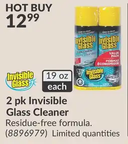 Princess Auto 2 pk Invisible Glass Cleaner offer
