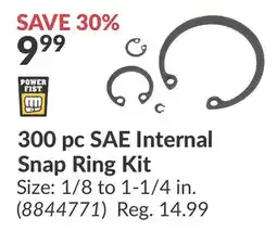 Princess Auto 300 pc SAE Internal Snap Ring Kit offer