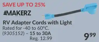 Princess Auto RV Adapter Cords with Light offer