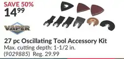 Princess Auto 27 pc Oscillating Tool Accessory Kit offer
