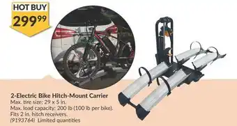 Princess Auto 2-Electric Bike Hitch-Mount Carrier offer