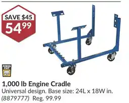 Princess Auto 1,000 lb Engine Cradle offer