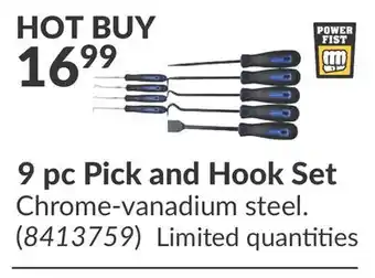 Princess Auto 9 pc Pick and Hook Set offer