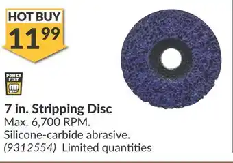 Princess Auto 7 in. Stripping Disc offer