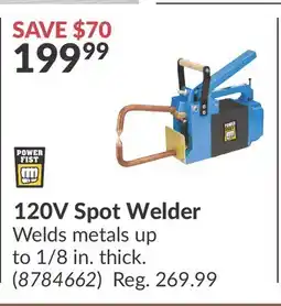 Princess Auto 120V Spot Welder offer