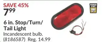 Princess Auto 6 in. Stop/Turn/Tail Light offer