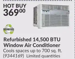 Princess Auto Refurbished 14, 500 BTU Window Air Conditioner offer