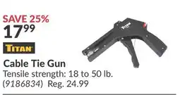 Princess Auto Cable Tie Gun offer