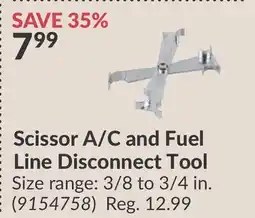 Princess Auto Scissor A/C and Fuel Line Disconnect Tool offer