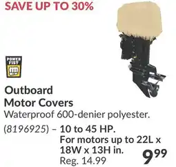 Princess Auto Power fist Outboard Motor offer