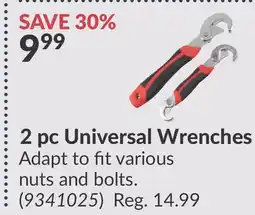 Princess Auto 2 pc Universal Wrenches offer