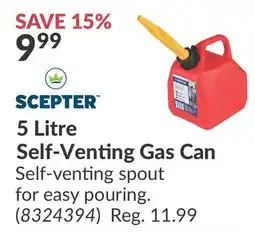 Princess Auto 5 Litre Self-Venting Gas Can offer