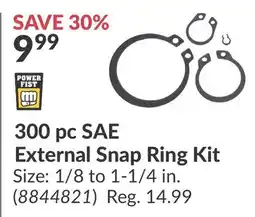 Princess Auto 300 pc SAE External Snap Ring Kit offer