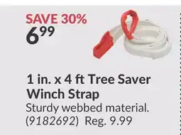 Princess Auto 1 in. x 4 ft Tree Saver Winch Strap offer