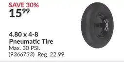 Princess Auto 4.80 x 4-8 Pneumatic Tire offer