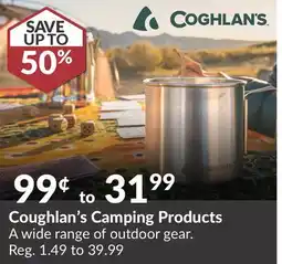 Princess Auto Coughlan's Camping Products offer