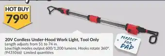 Princess Auto 20V Cordless Under-Hood offer