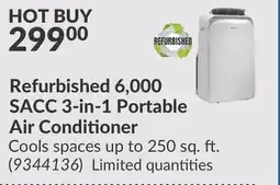 Princess Auto Refurbished 6,000 SACC 3-in-1 Portable Air Conditioner offer