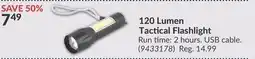 Princess Auto 120 Lumen Tactical Flashlight offer