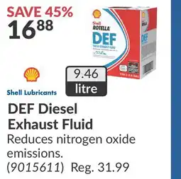 Princess Auto Diesel Exhaust Fluid offer